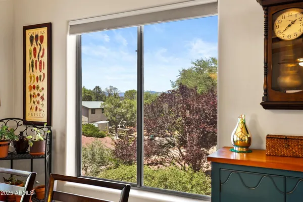 a view of a window in a room