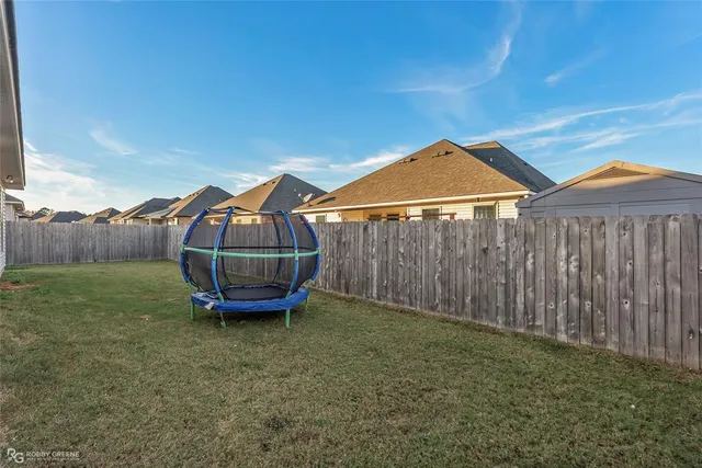 a backyard of a house