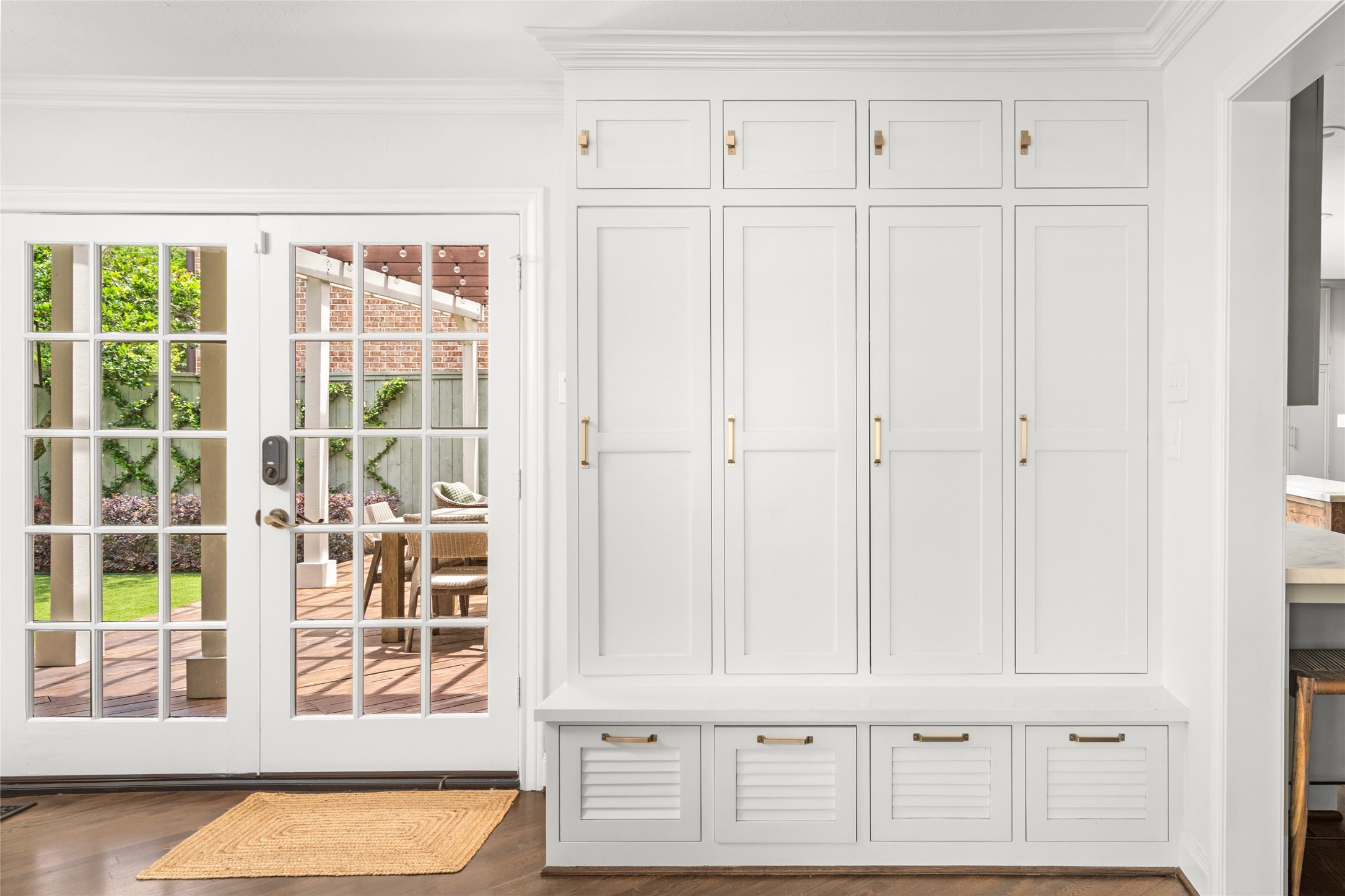 3784 Ingold Street Houston, TX 77005 - Photo 18 of 50 Off the back entrance is this fabulous set of storage lockers to keep things organized and put away!