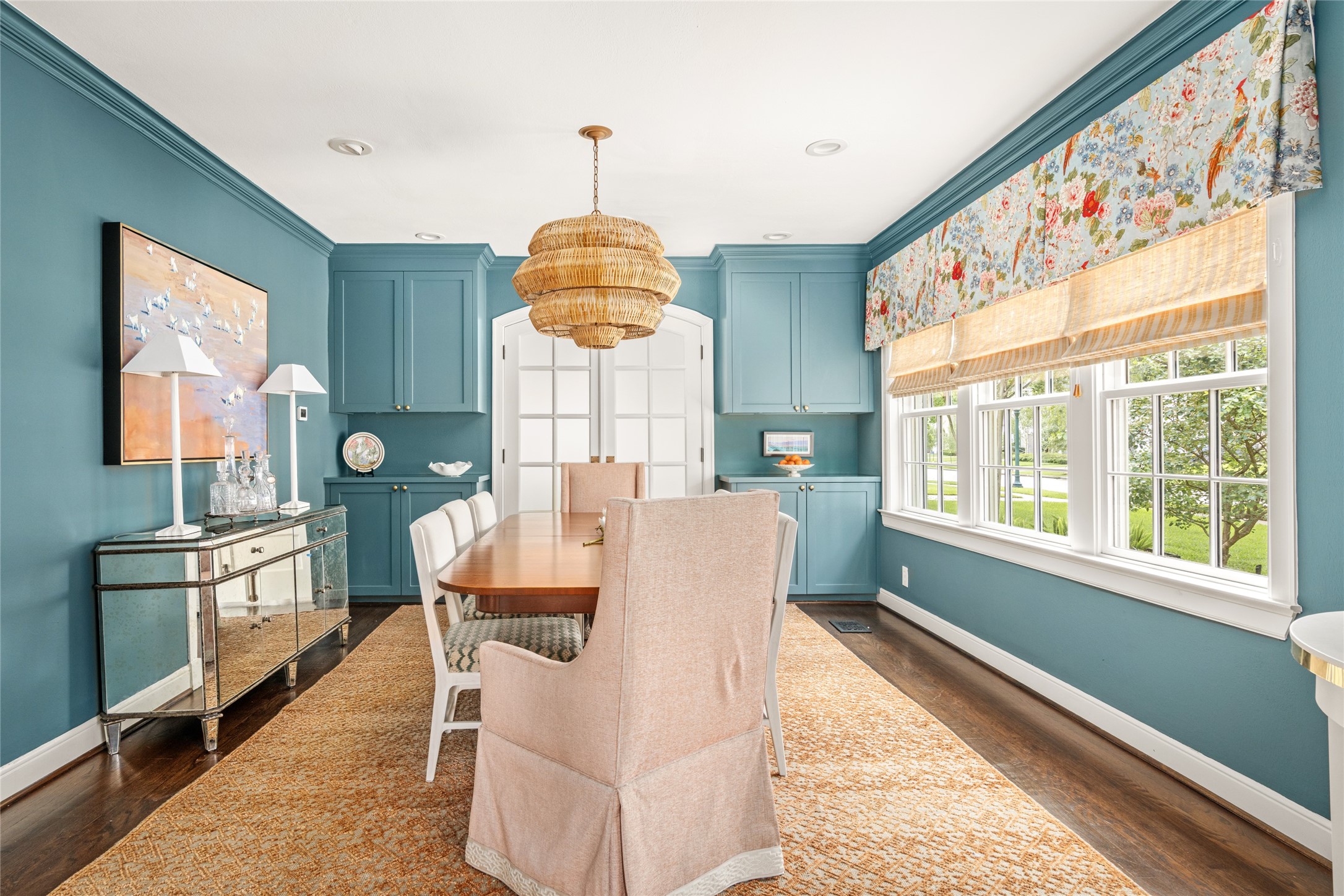 3784 Ingold Street Houston, TX 77005 - Photo 6 of 50 This view of the dining room showcases the built ins and stunning natural light.
