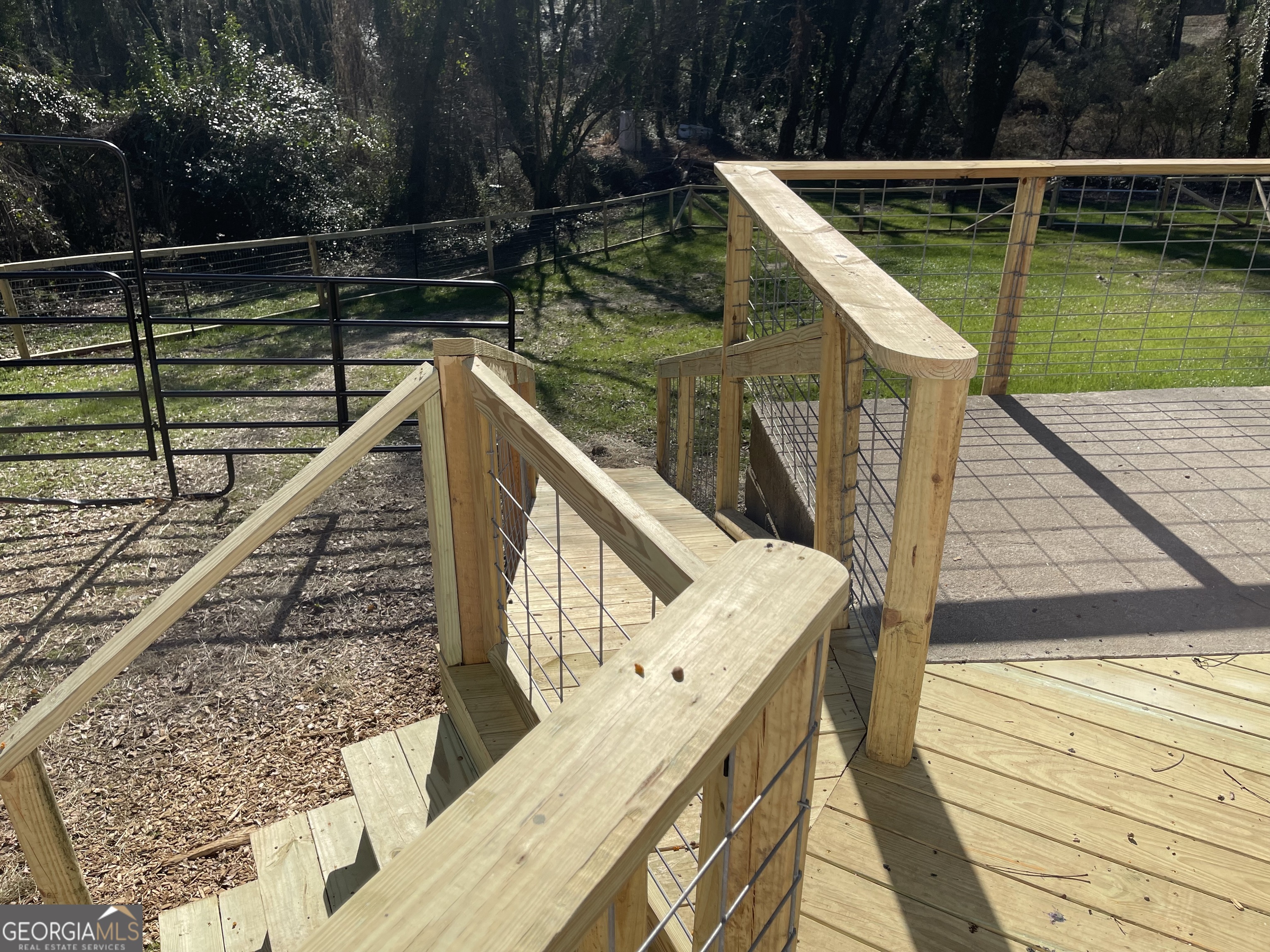 478 South Pond Street Toccoa, GA 30577 - Photo 39 of 46 a view of wooden balcony with seating space
