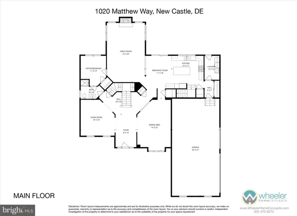 $916,050 | 1020 Matthew Way, New Castle, DE 19720