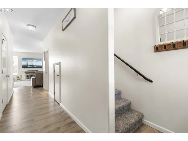 a view interior of the house and livingroom with wooden floor