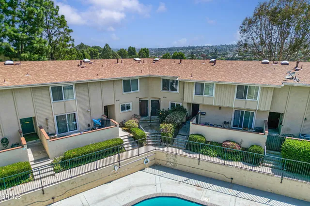 an outdoor view of the house