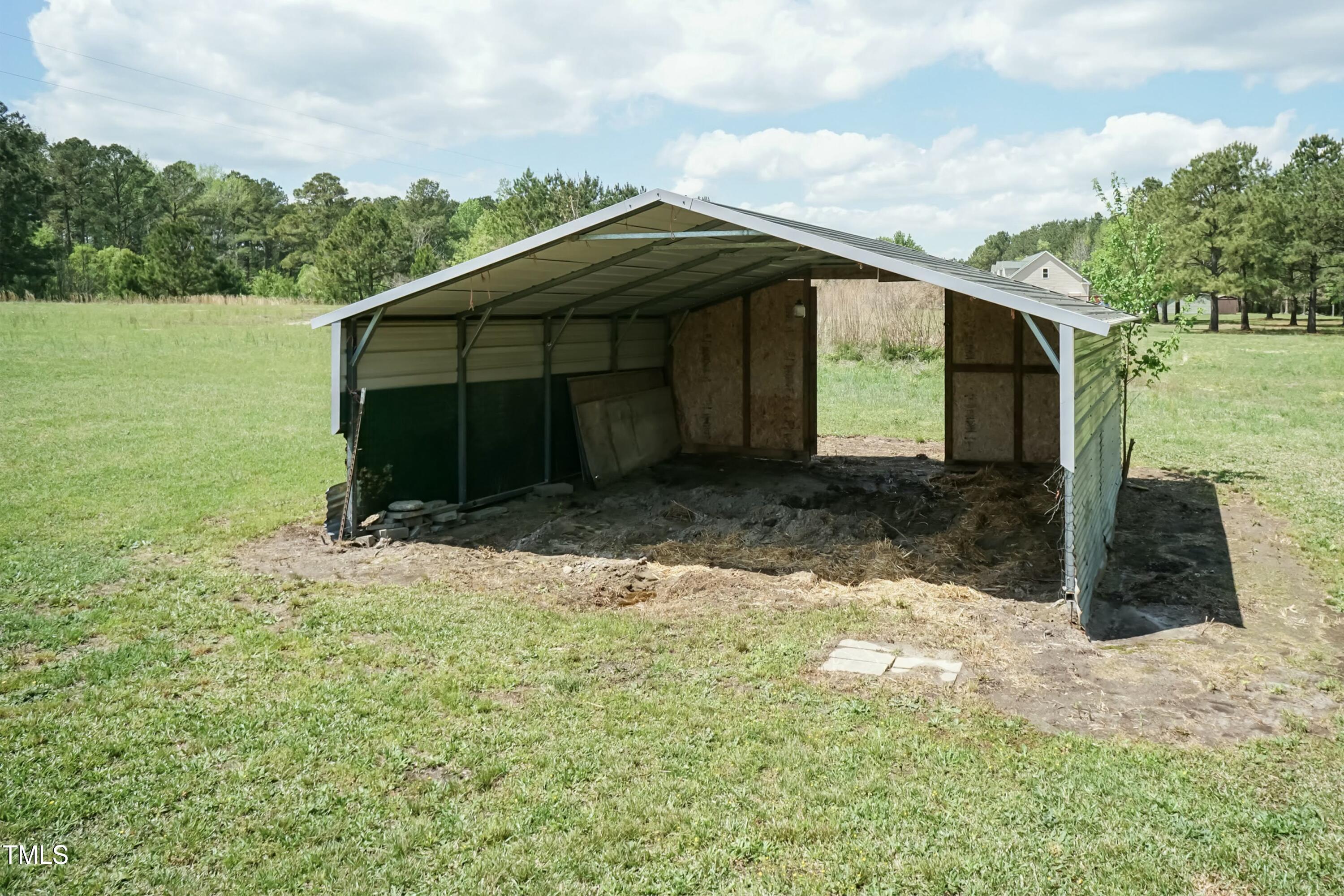 660 Our Way Linden, NC 28356 - Photo 33 of 36 a backyard of a house with lots of green space