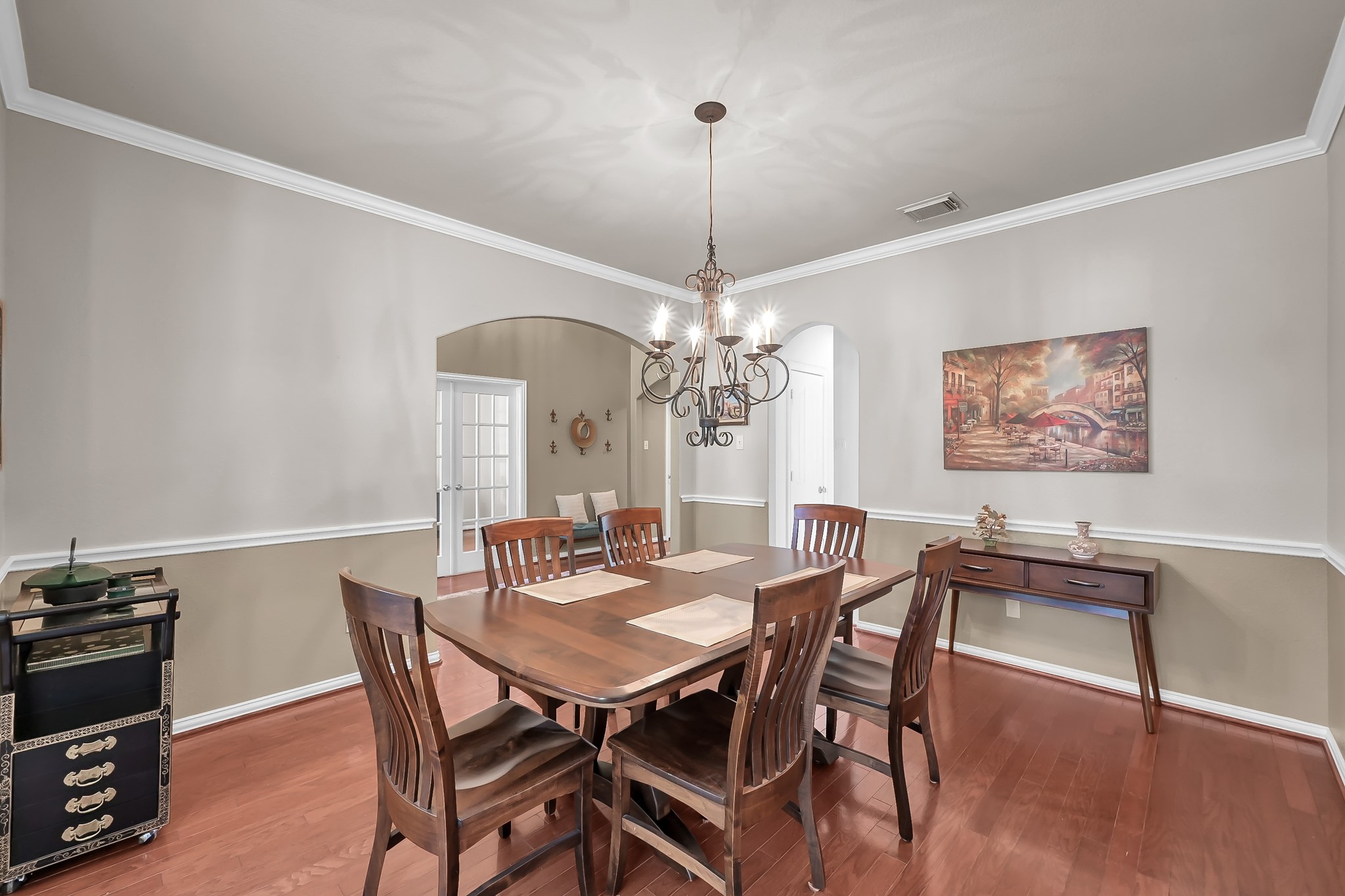 14730 Ramblebrook Humble, TX 77396 - Photo 16 of 48 a view of a dining room with furniture window and wooden floor