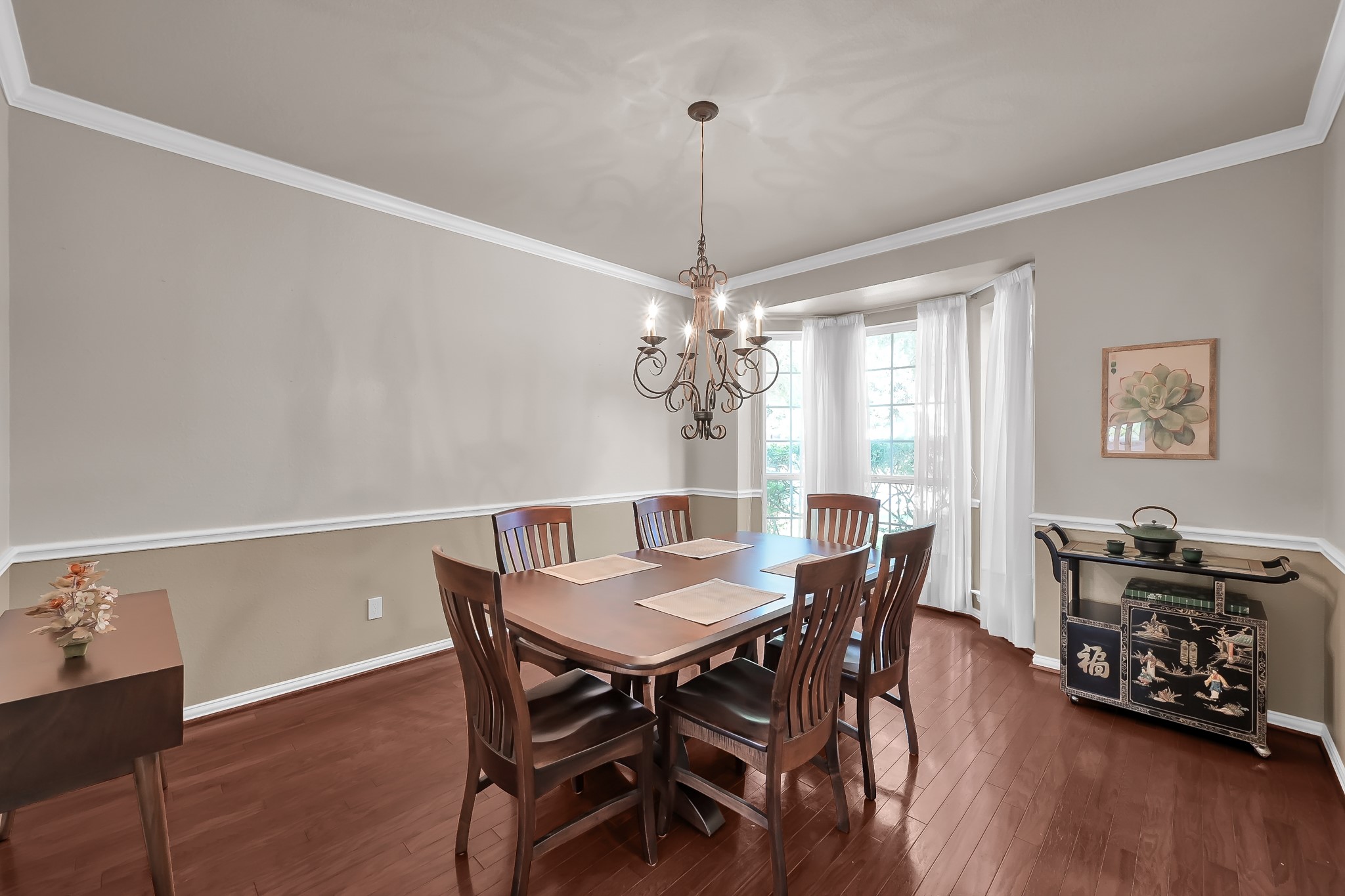14730 Ramblebrook Humble, TX 77396 - Photo 17 of 48 a view of a dining room with furniture window and wooden floor