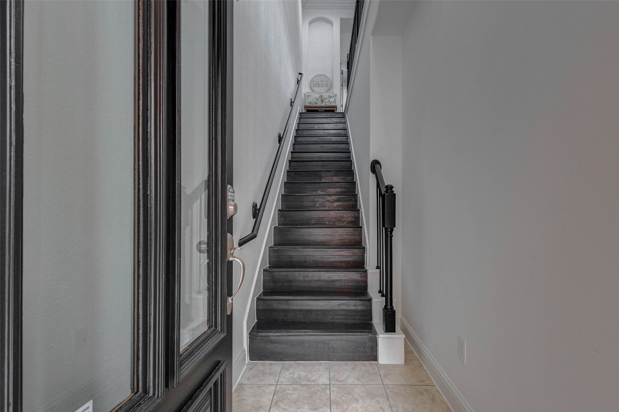 19 Versante Court Houston, TX 77070 - Photo 7 of 40 Welcome Home! These stairs lead you to the 2nd floor where the living room, dining room, and kitchen are all open to each other!