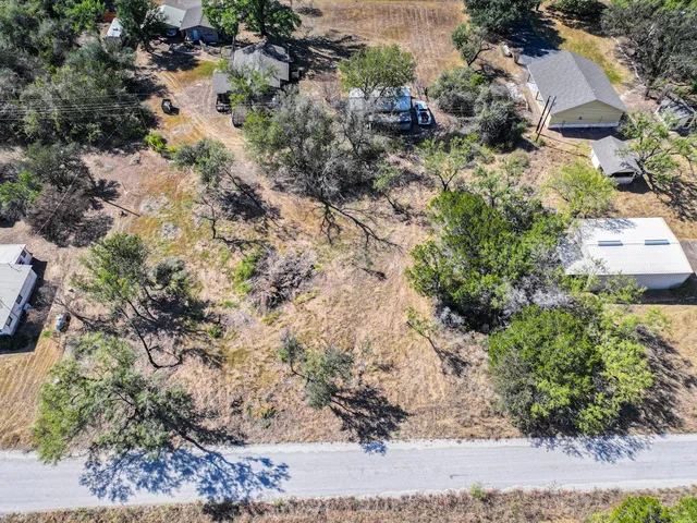 a view of a yard with plants