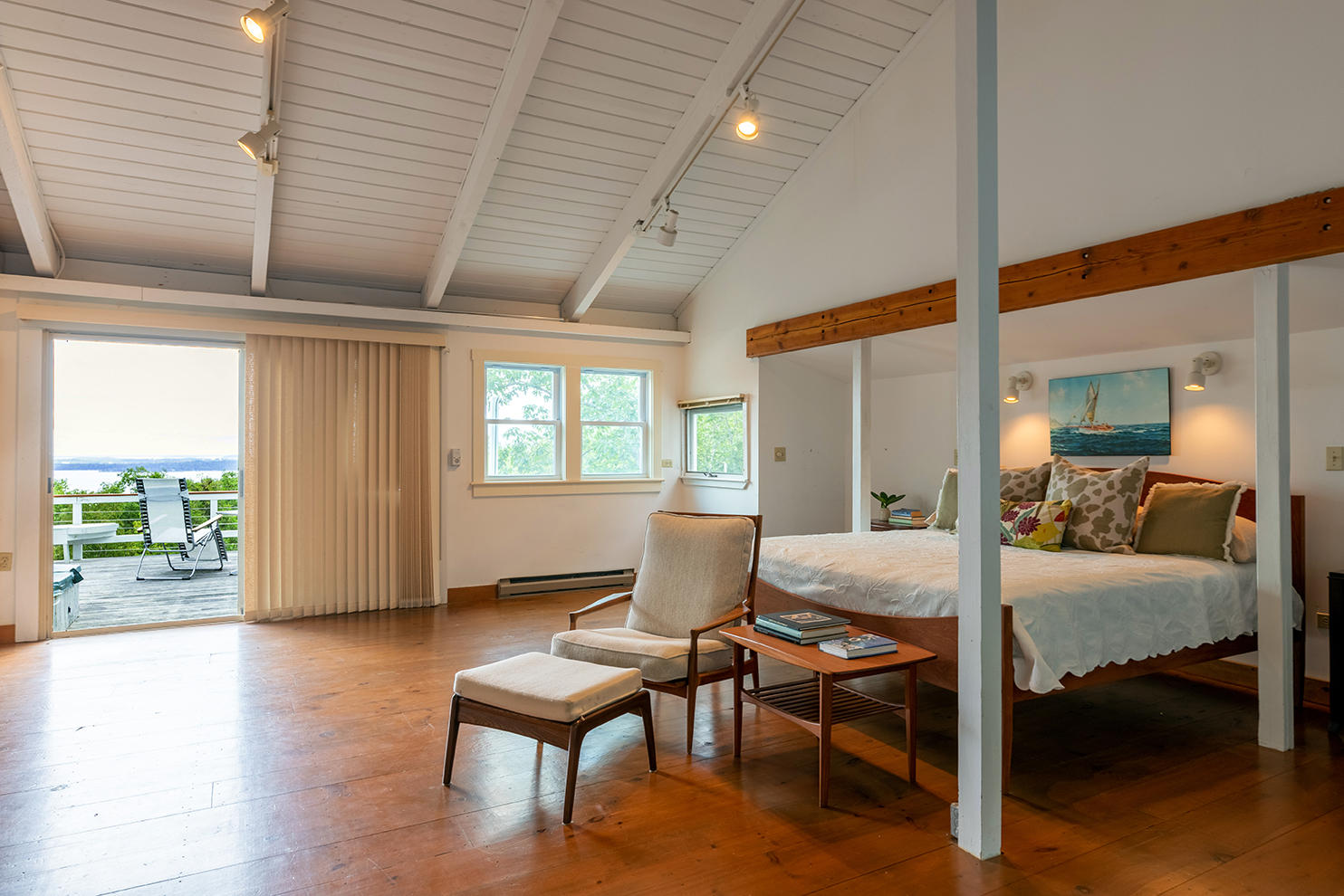 53 Fullington Road Lincolnville, ME 04849 - Photo 10 of 28 Master suite w/views & access to deck