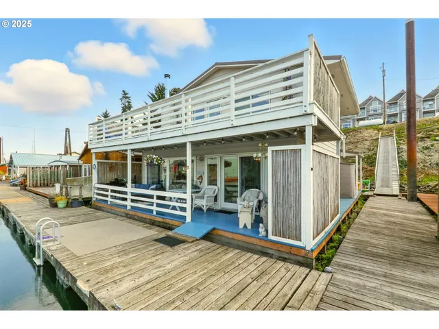 a view of a house with wooden floor
