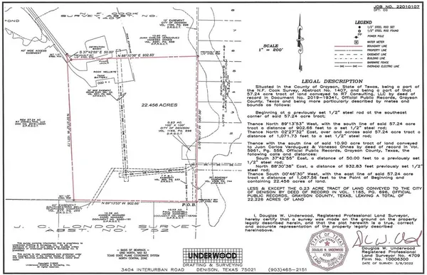 $1,695,000 | 23-acres Oasis Drive, Denison, TX 75020