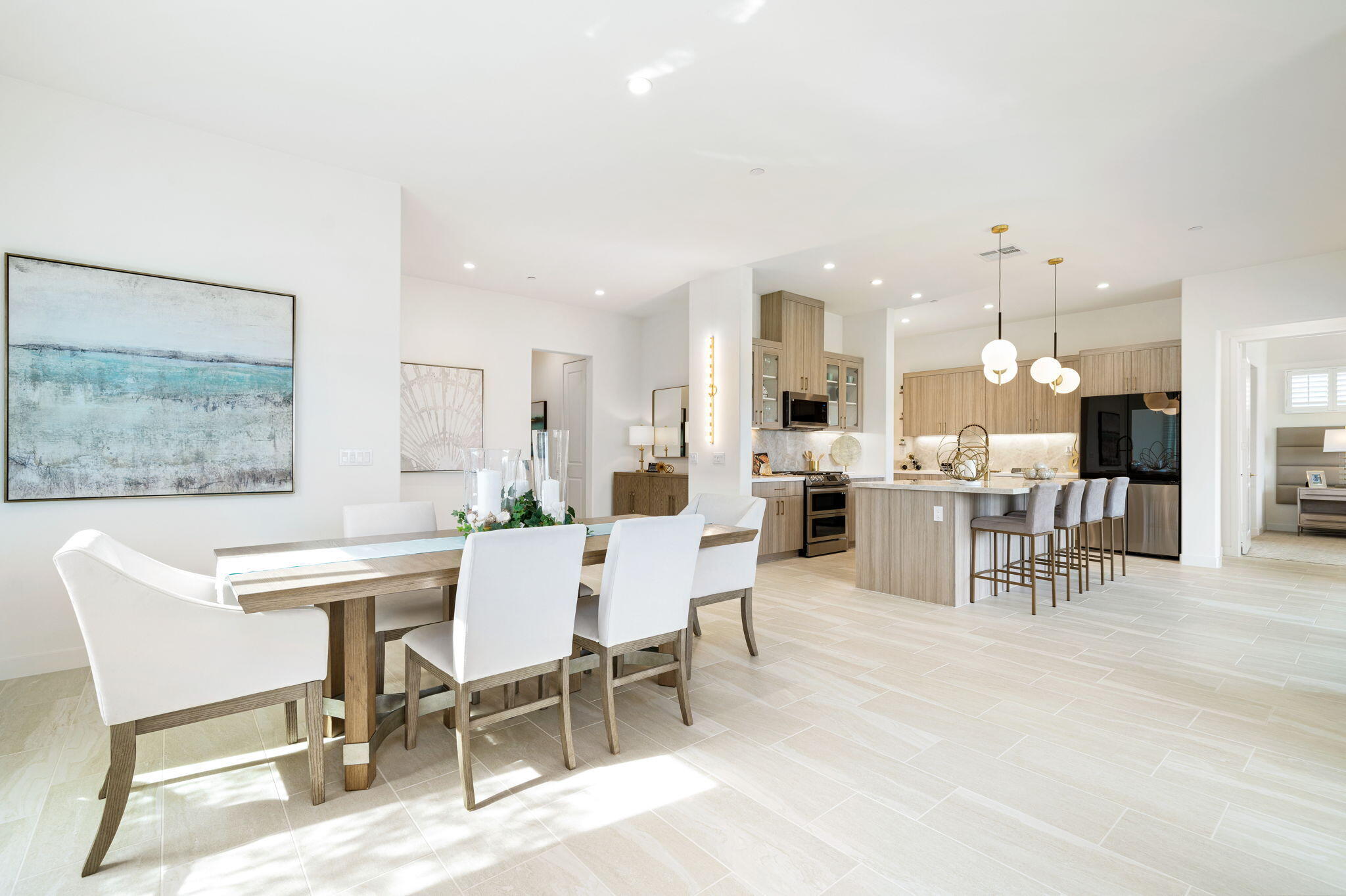 82725 Ryan Way Indio, CA 92201 - Photo 2 of 31 a dining room with furniture and view of kitchen