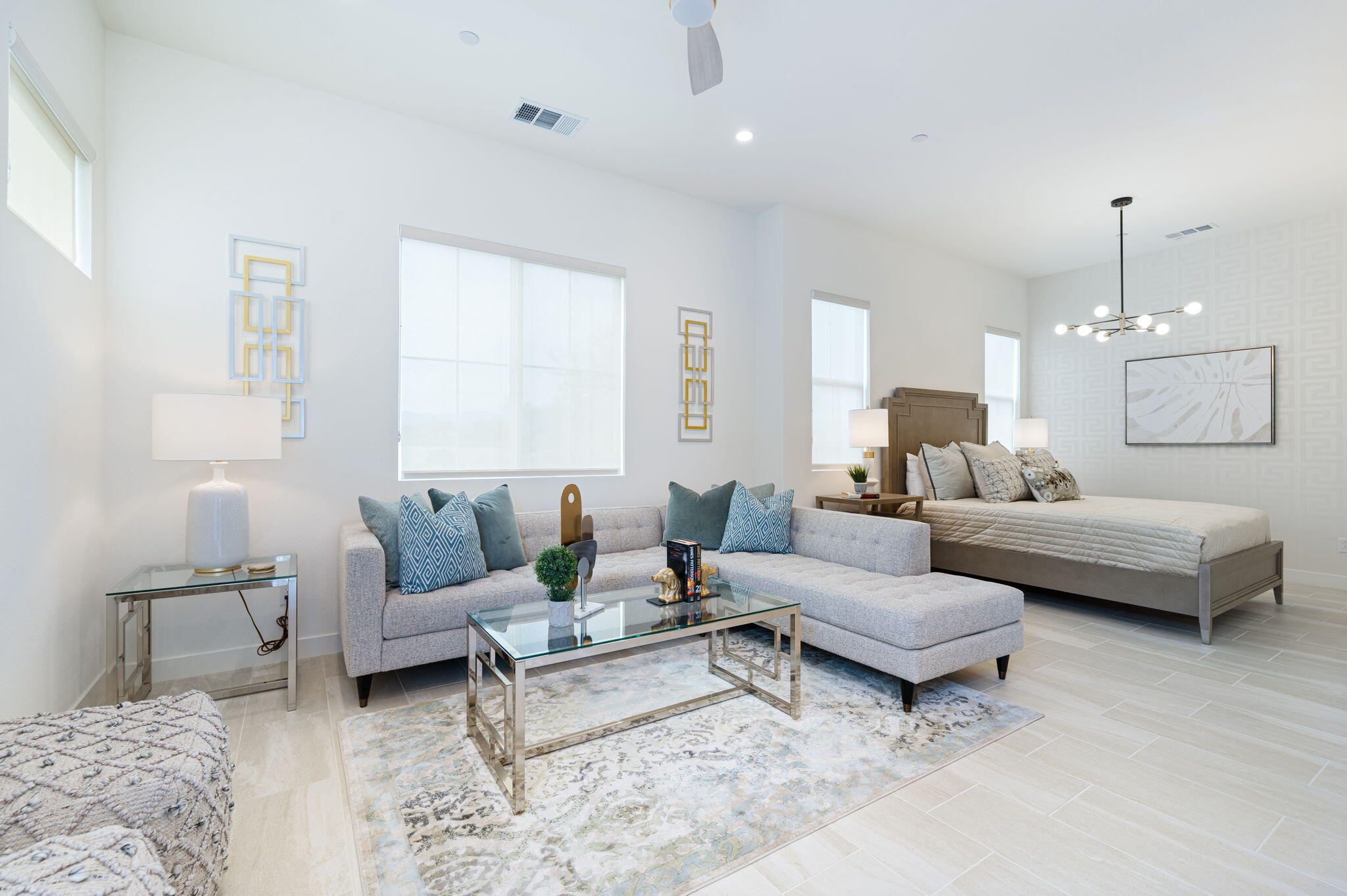 82725 Ryan Way Indio, CA 92201 - Photo 30 of 31 a living room with furniture and a lamp