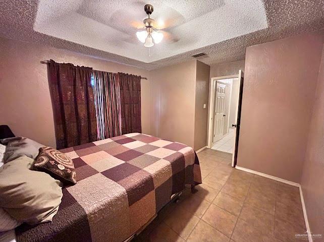 21325 Norene Drive Edcouch, TX 78538 - Photo 9 of 15 a bedroom with a bed and a chandelier