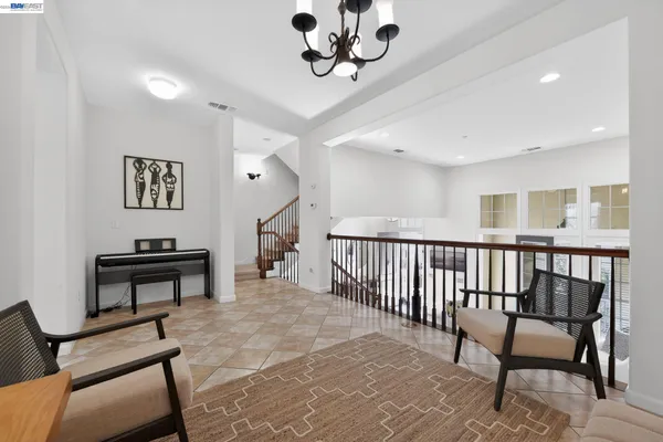 a view of a livingroom with furniture and a couch
