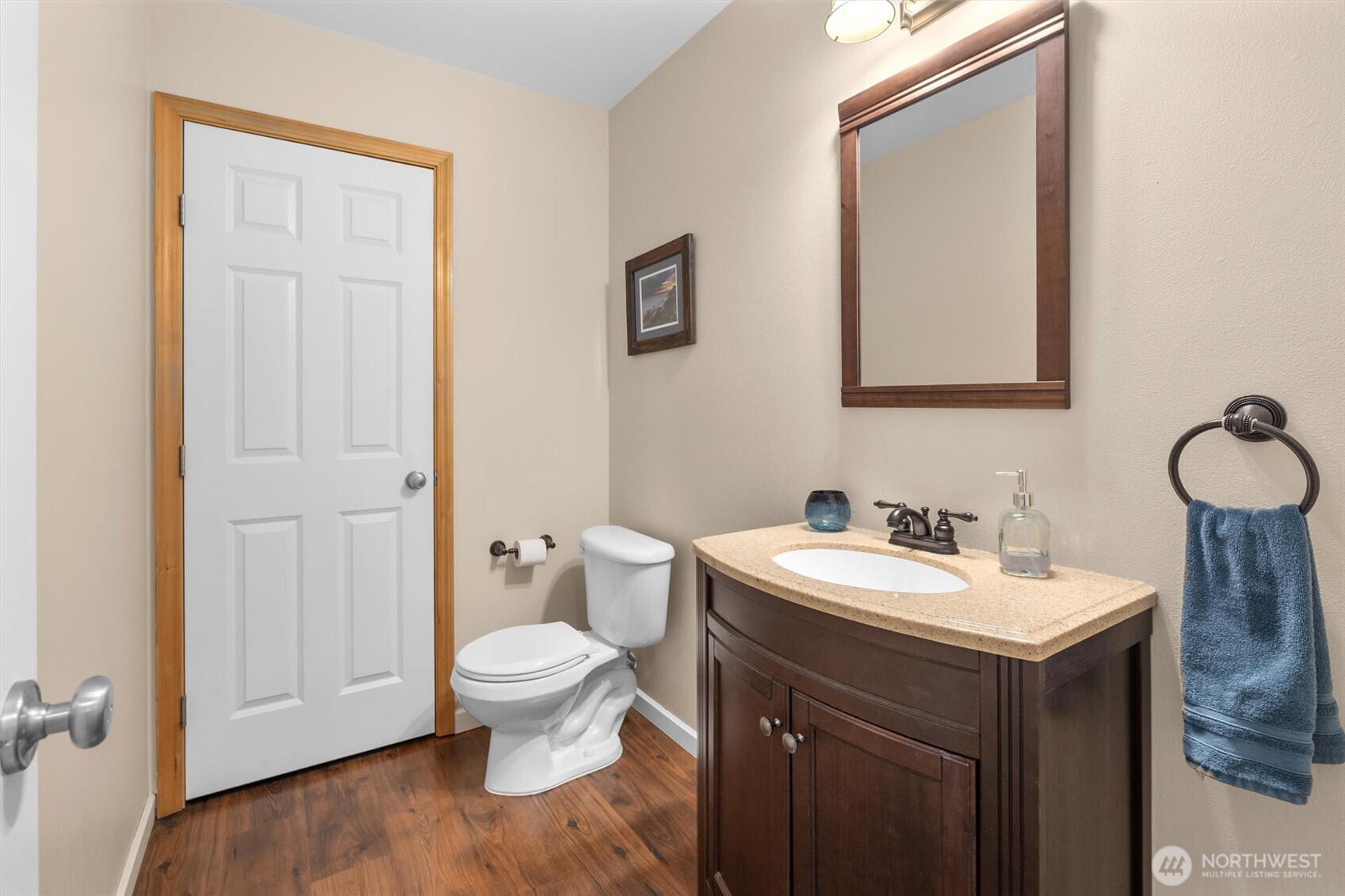 6114 Southeast 2nd Lane Renton, WA 98059 - Photo 30 of 39 a bathroom with a toilet sink and mirror