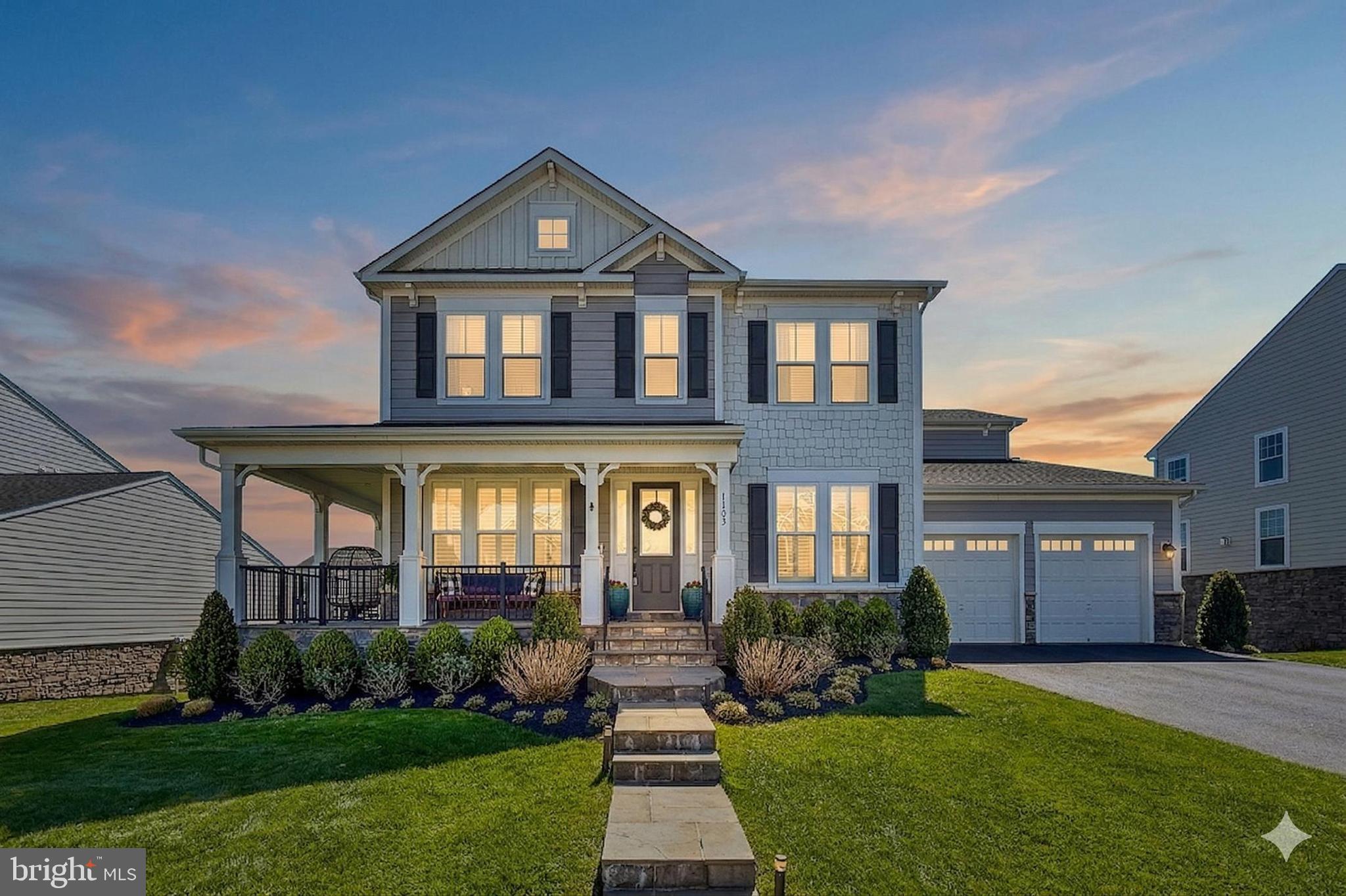 1103 Themis Street Southeast Leesburg, VA 20175 - Photo 2 of 108 Charming home at twilight