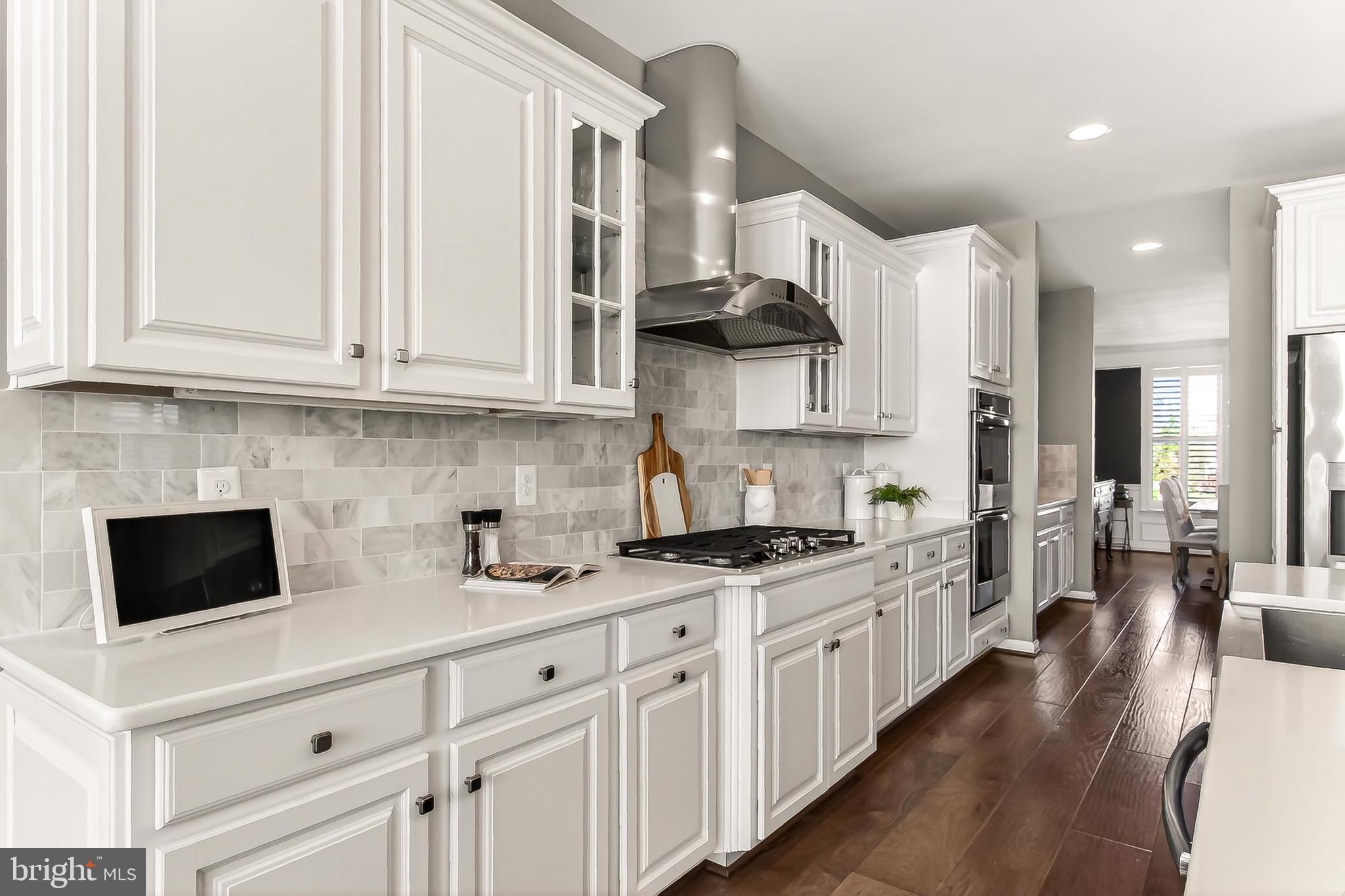 1103 Themis Street Southeast Leesburg, VA 20175 - Photo 23 of 108 a kitchen with stainless steel appliances granite countertop a stove a sink and white cabinets