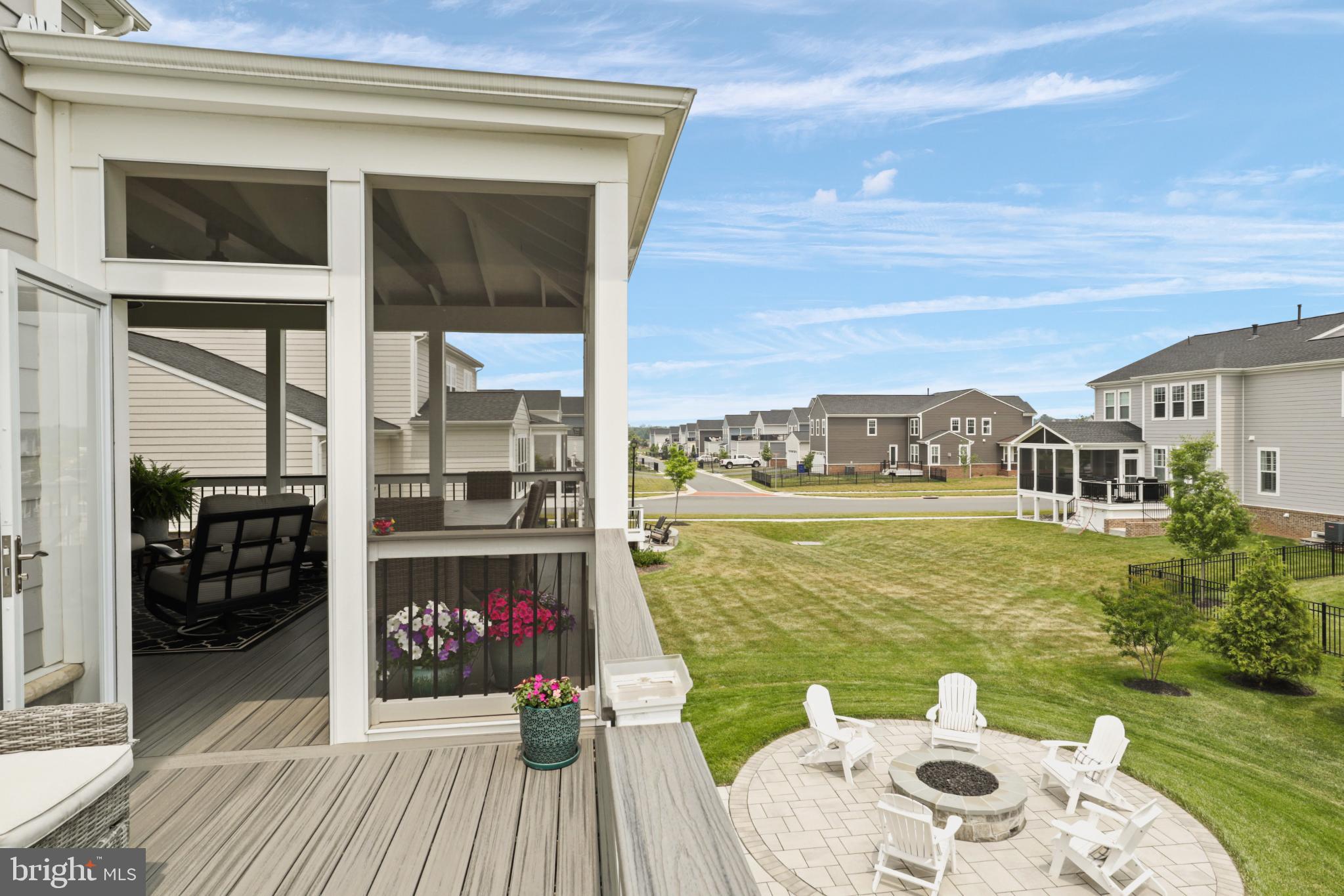 1103 Themis Street Southeast Leesburg, VA 20175 - Photo 45 of 108 a view of a balcony with chair and table
