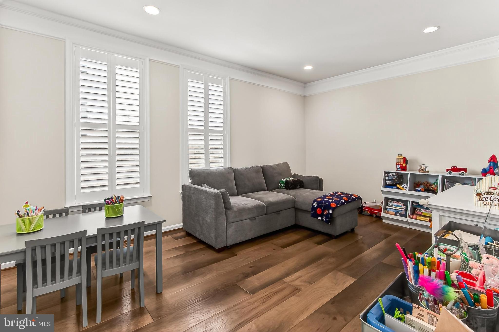 1103 Themis Street Southeast Leesburg, VA 20175 - Photo 46 of 108 a living room with furniture and a wooden floor