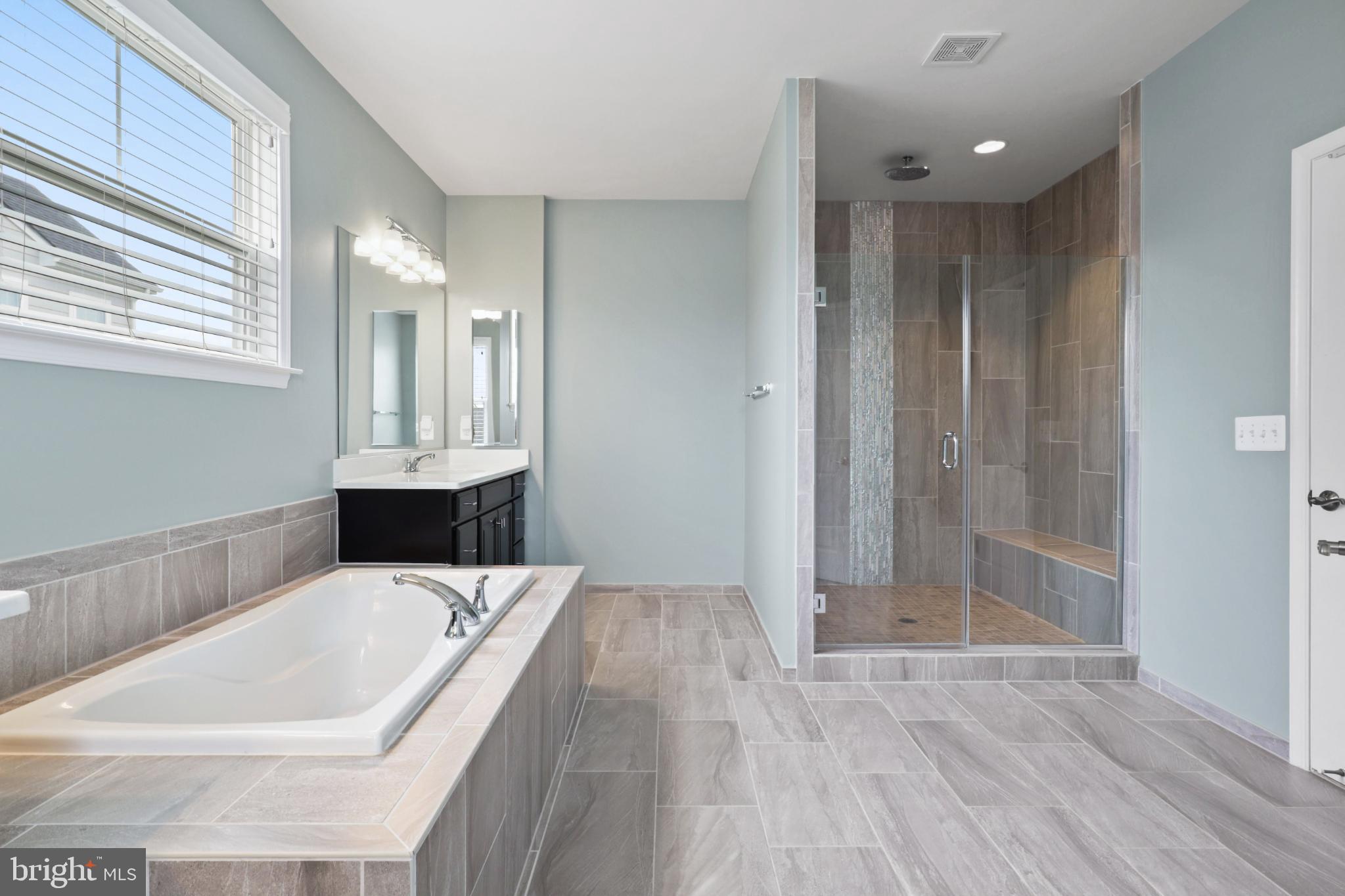 1103 Themis Street Southeast Leesburg, VA 20175 - Photo 58 of 108 a bathroom with a bathtub and a shower