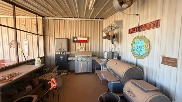 a room with furniture and a window