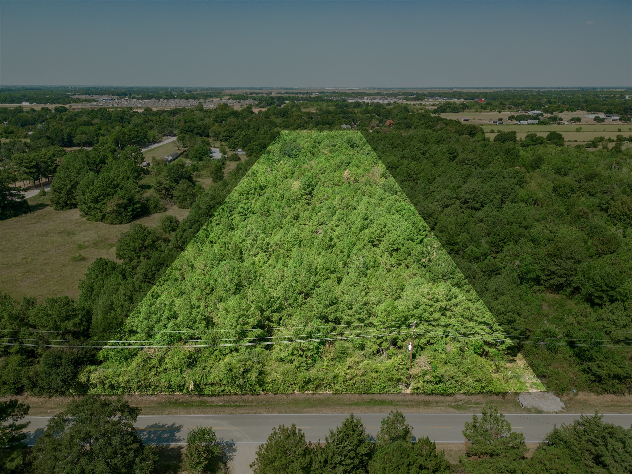 0 Bauer Road Hockley, TX 77447 - Photo 17 of 18 an aerial view of a houses with a yard