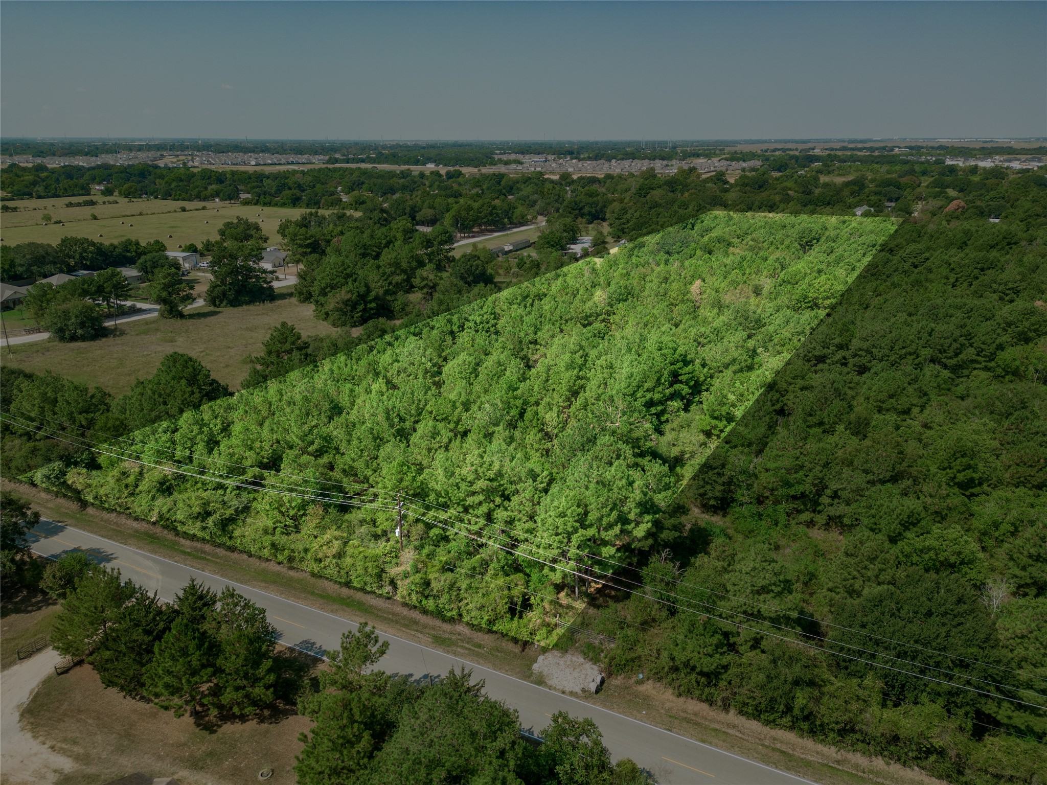 0 Bauer Road Hockley, TX 77447 - Photo 18 of 18 an aerial view of a houses with a yard