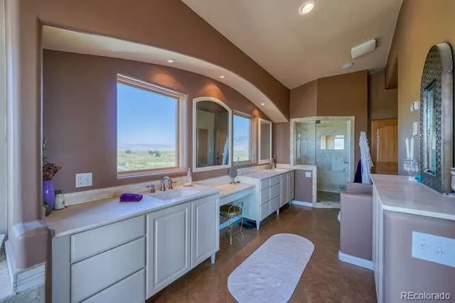 a view of an outdoor space with a lake view