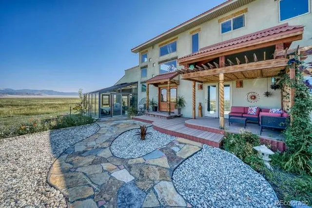 a building view with a outdoor space