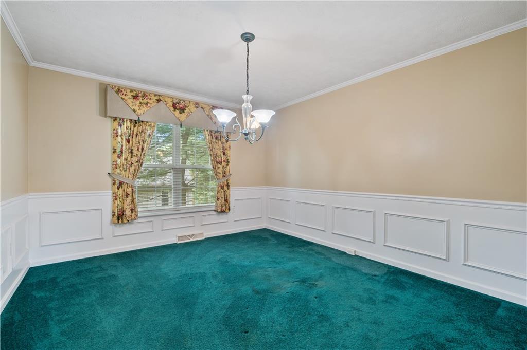 156 Terra Drive McKees Rocks, PA 15136 - Photo 7 of 27 Dining Room with wainscoting - 13 x 11