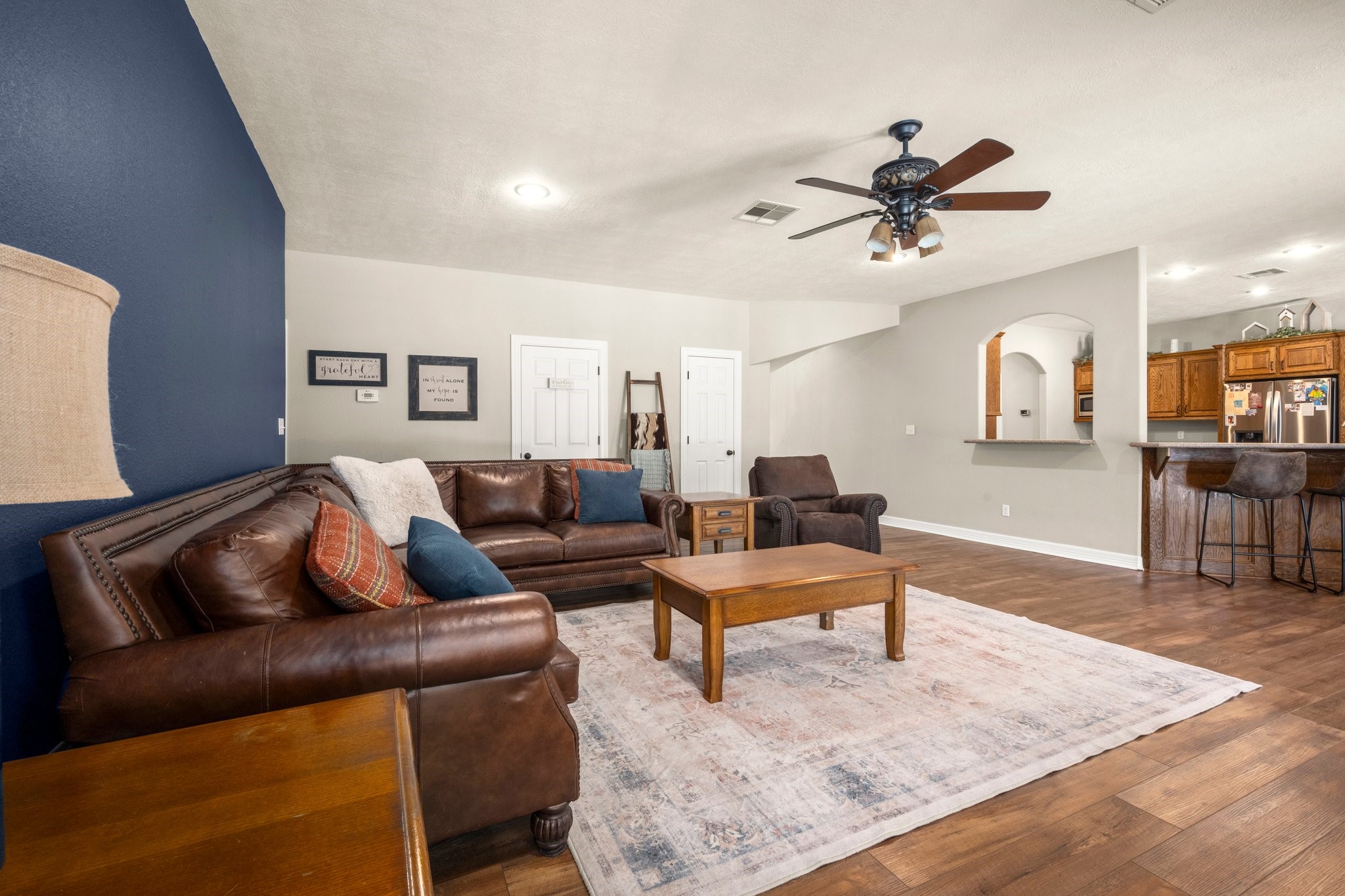 825 Walding Road Livingston, TX 77351 - Photo 22 of 50 a living room with furniture and a wooden floor