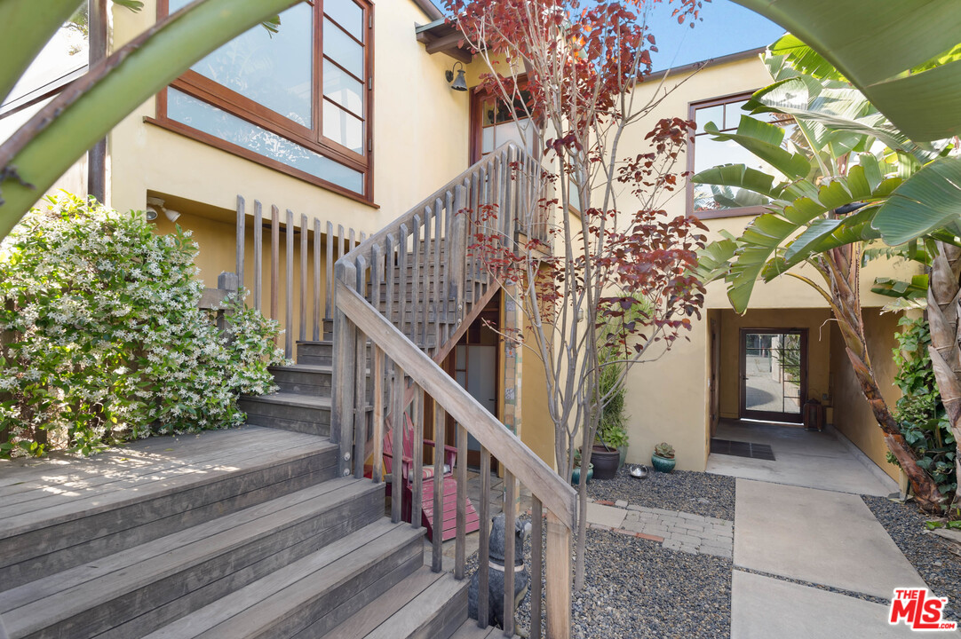 23746 Malibu Road Malibu, CA 90265 - Photo 32 of 46 a view of stairs with flower plants