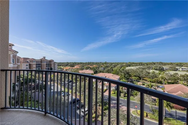 a city view from a balcony