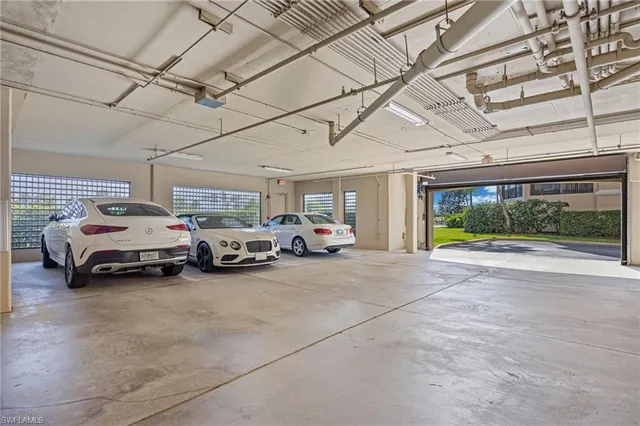 a view of cars parked in a parking