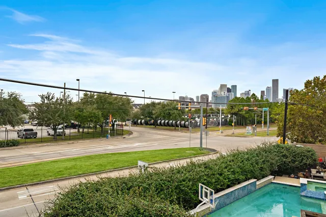 a view of a basketball court