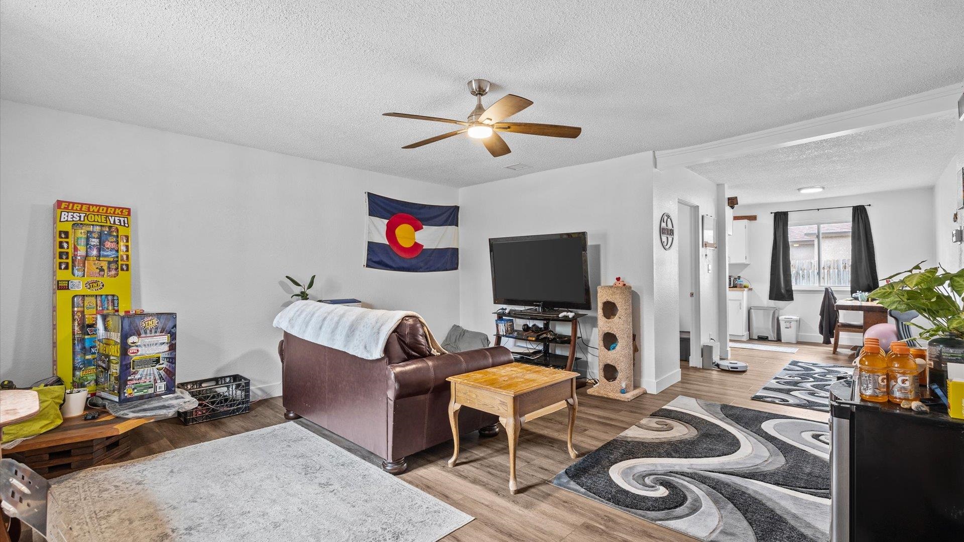 419 South Ash Street Fruita, CO 81521 - Photo 15 of 18 a living room with furniture and a flat screen tv