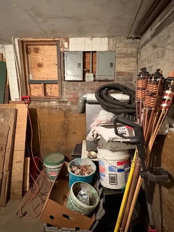 a view of car garage