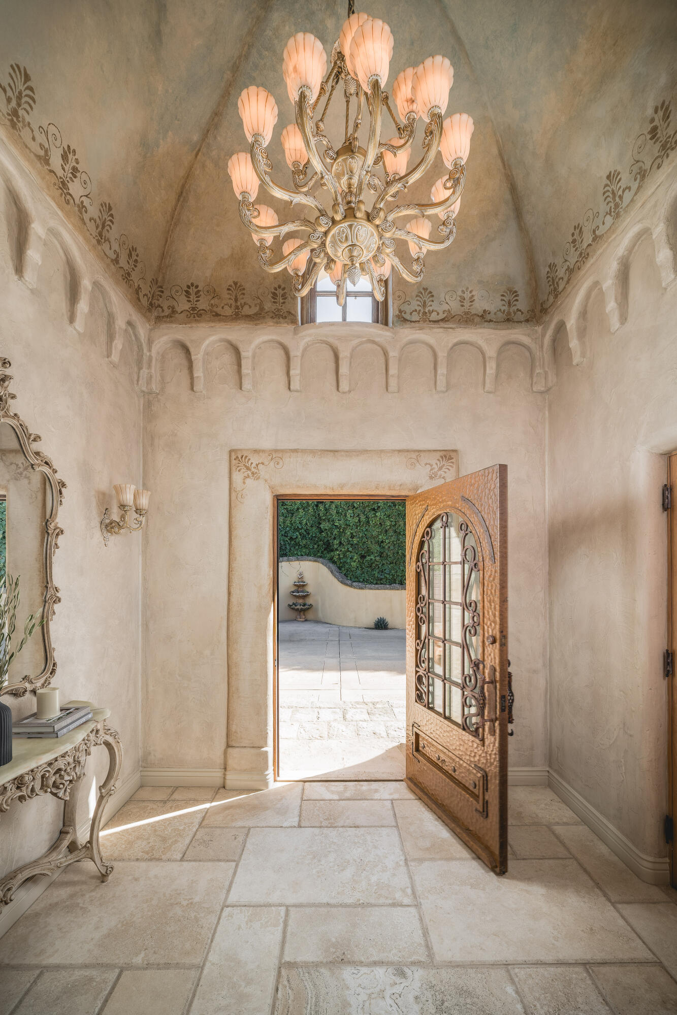 4020 Cuervo Avenue Santa Barbara, CA 93110 - Photo 5 of 45 a view of a entryway door room and chandelier