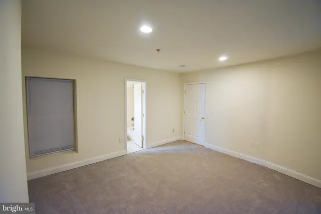 a view of an empty room