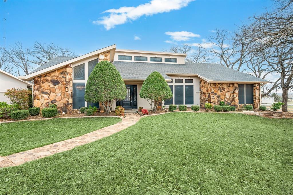 7260 Hudson Cemetery Road Mansfield, TX 76063 - Photo 1 of 40 Stone and stucco exterior with a multi-level roofline