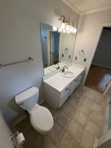 a close view of closet