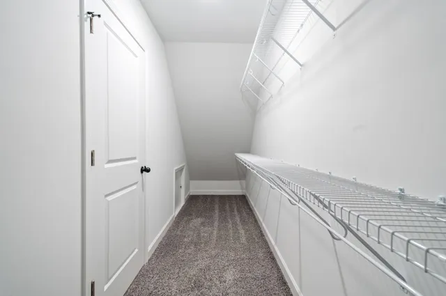 a view of a walk in closet