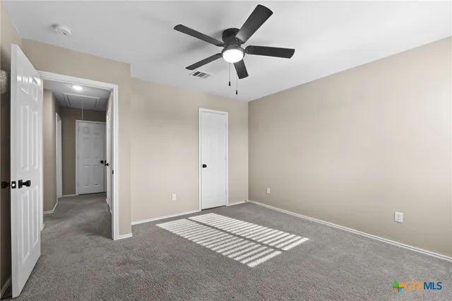 a view of an empty room