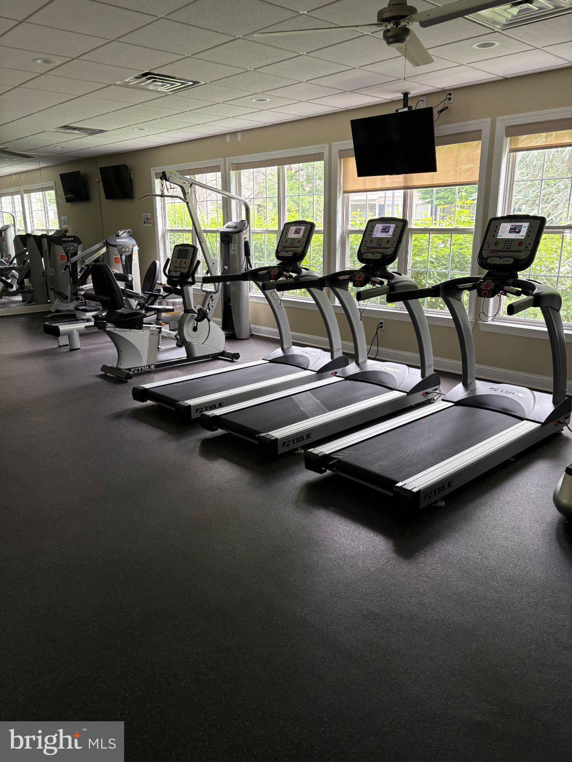 38 Kyle Way Ewing, NJ 08628 - Photo 37 of 38 Bright fitness space with modern equipment.
