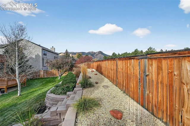 a view of balcony with furniture