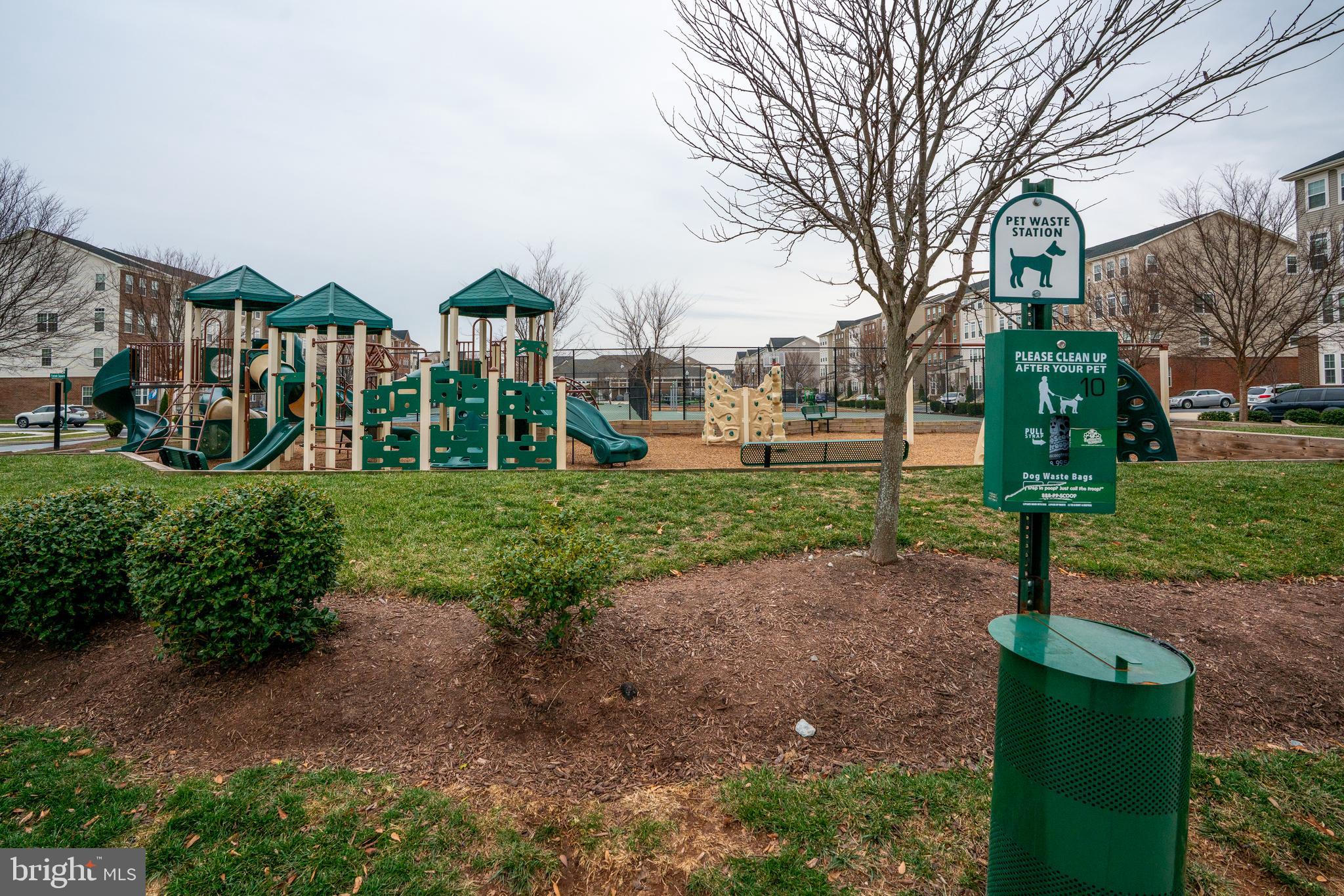 6202 Davinci Street Frederick, MD 21703 - Photo 33 of 36 a front view of a house with garden and trees