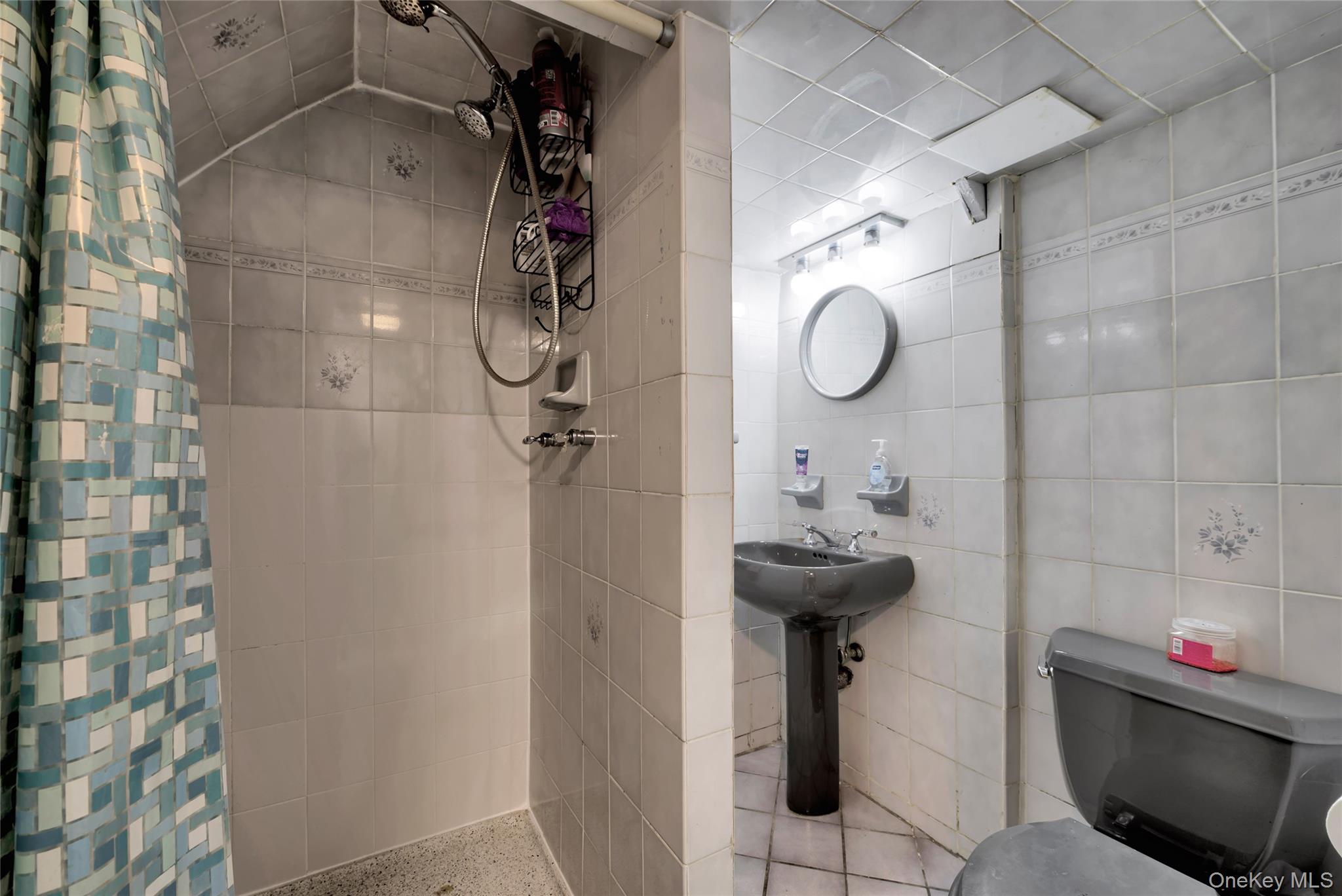 5 Argyle Road Merrick, NY 11566 - Photo 22 of 31 a bathroom with a sink a toilet and shower