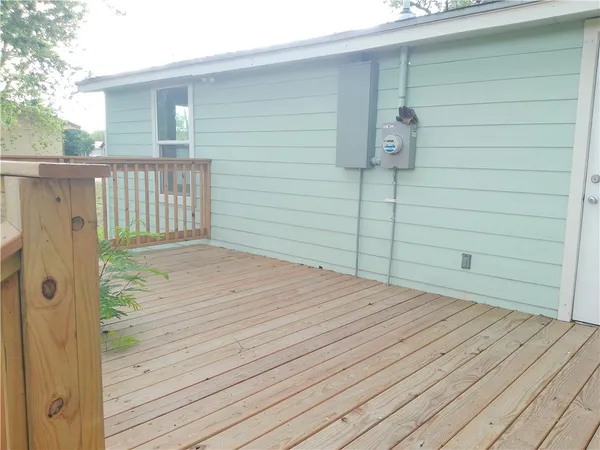 a view of a backyard of a house